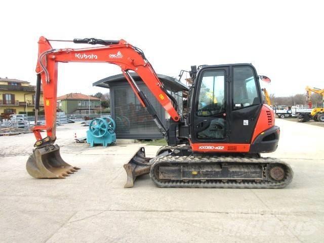 Kubota KX 080-4a2 Pásová rýpadla