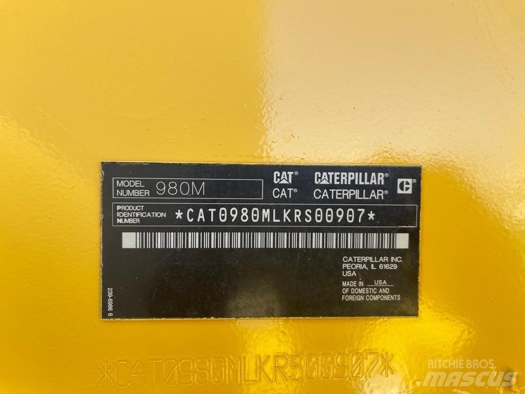 CAT 980M Kolové nakladače