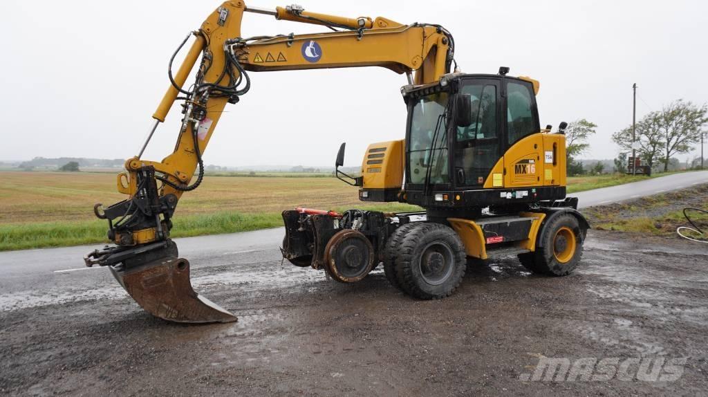 Hydrema MX 16 Rail Kolová rýpadla
