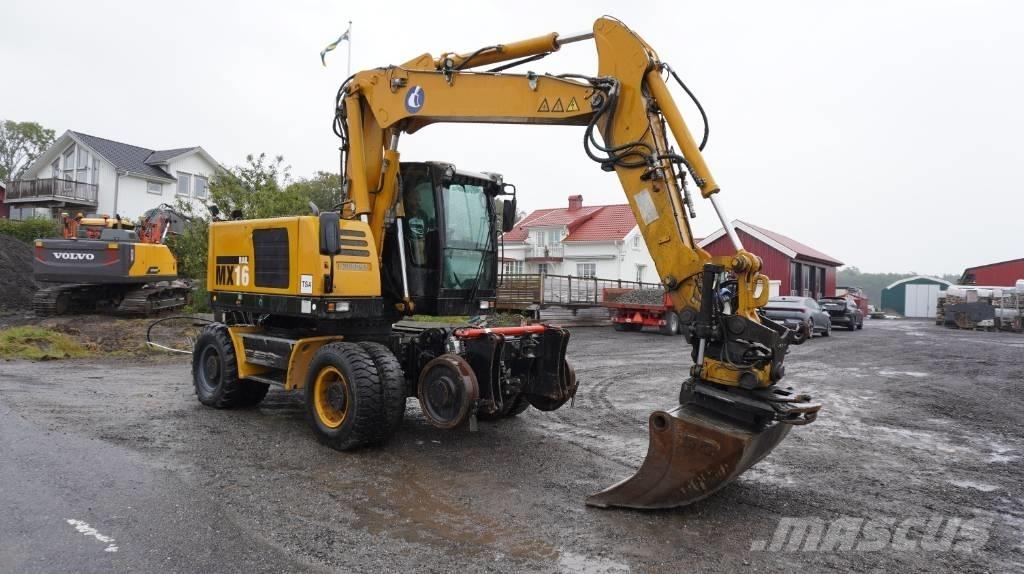 Hydrema MX 16 Rail Kolová rýpadla