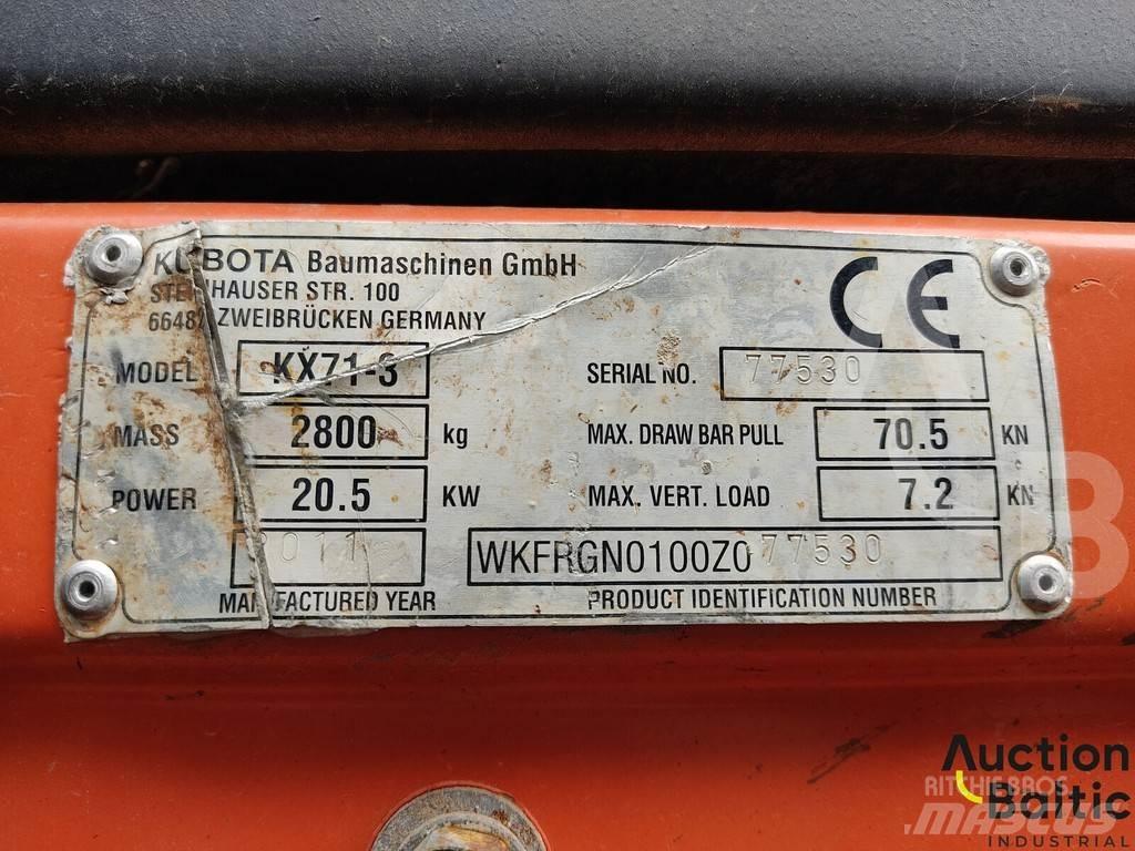 Kubota KX 71-3 Mini rýpadla < 7t