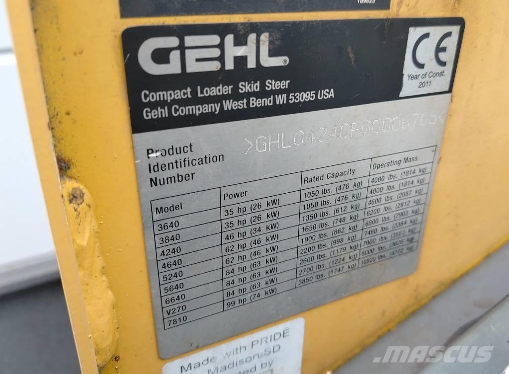 Gehl 4240 E Smykem řízené nakladače