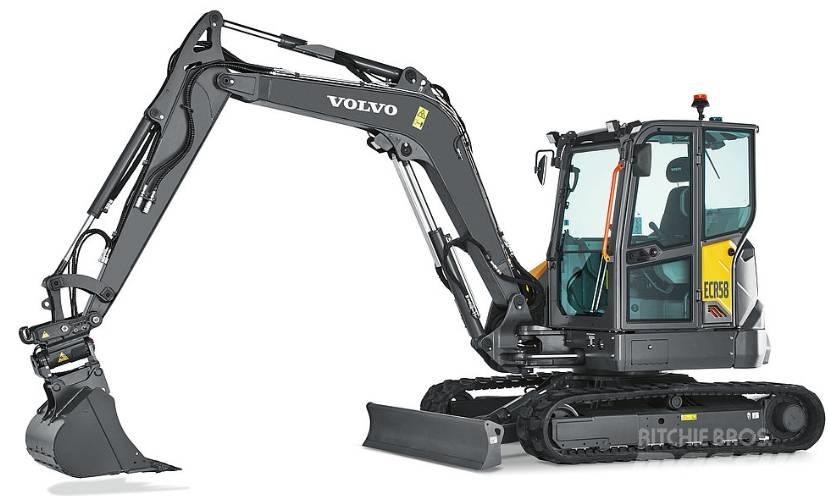 Volvo ECR58F NY/NEW Mini rýpadla < 7t