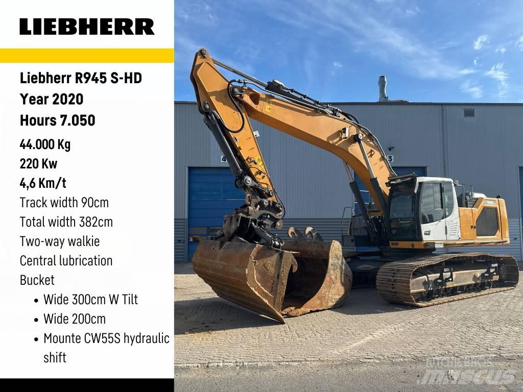 Liebherr R945 Pásová rýpadla