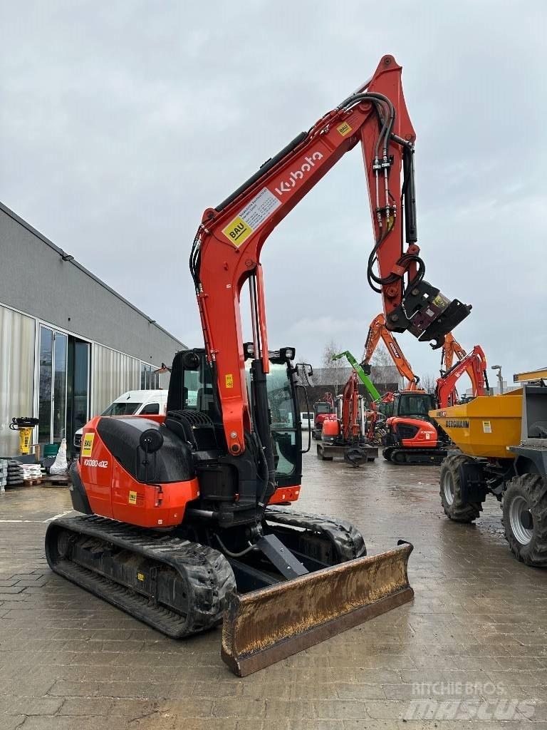 Kubota KX 080-4 Midi rýpadla 7t - 12t