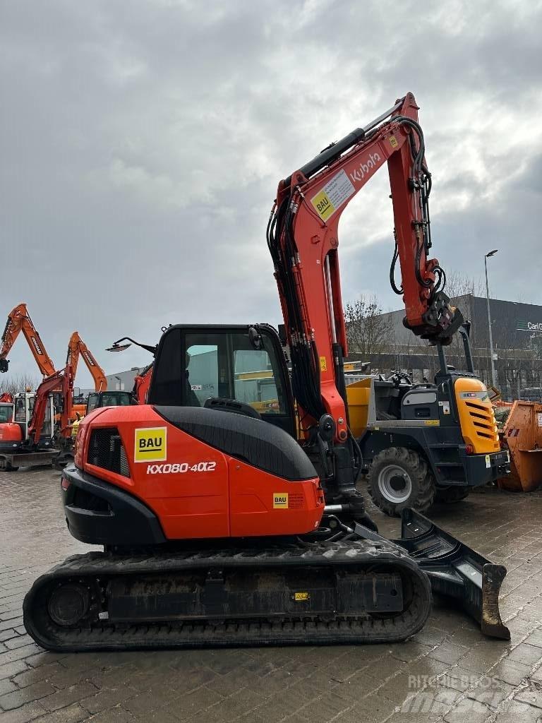 Kubota KX 080-4 Midi rýpadla 7t - 12t