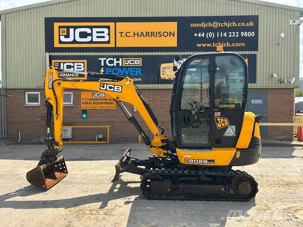 JCB 8026 Mini rýpadla < 7t