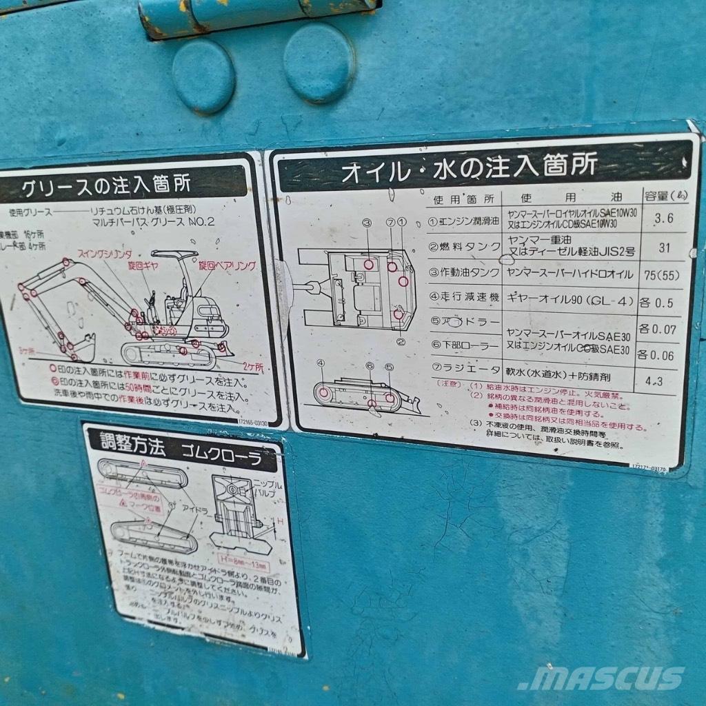 Yanmar B 22 Mini rýpadla < 7t