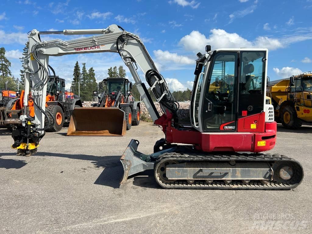 Takeuchi TB280FR Midi rýpadla 7t - 12t