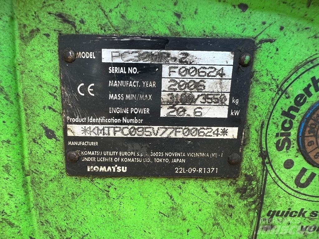 Komatsu PC 30 MR-2 Mini rýpadla < 7t