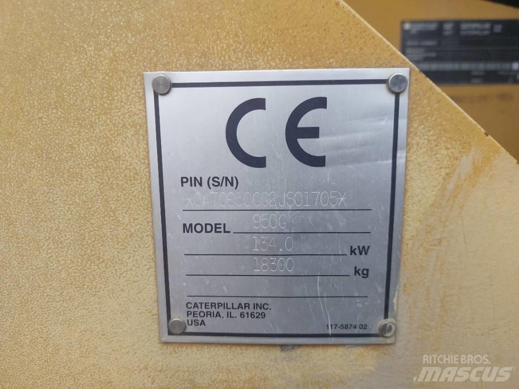 CAT 950G Kolové nakladače