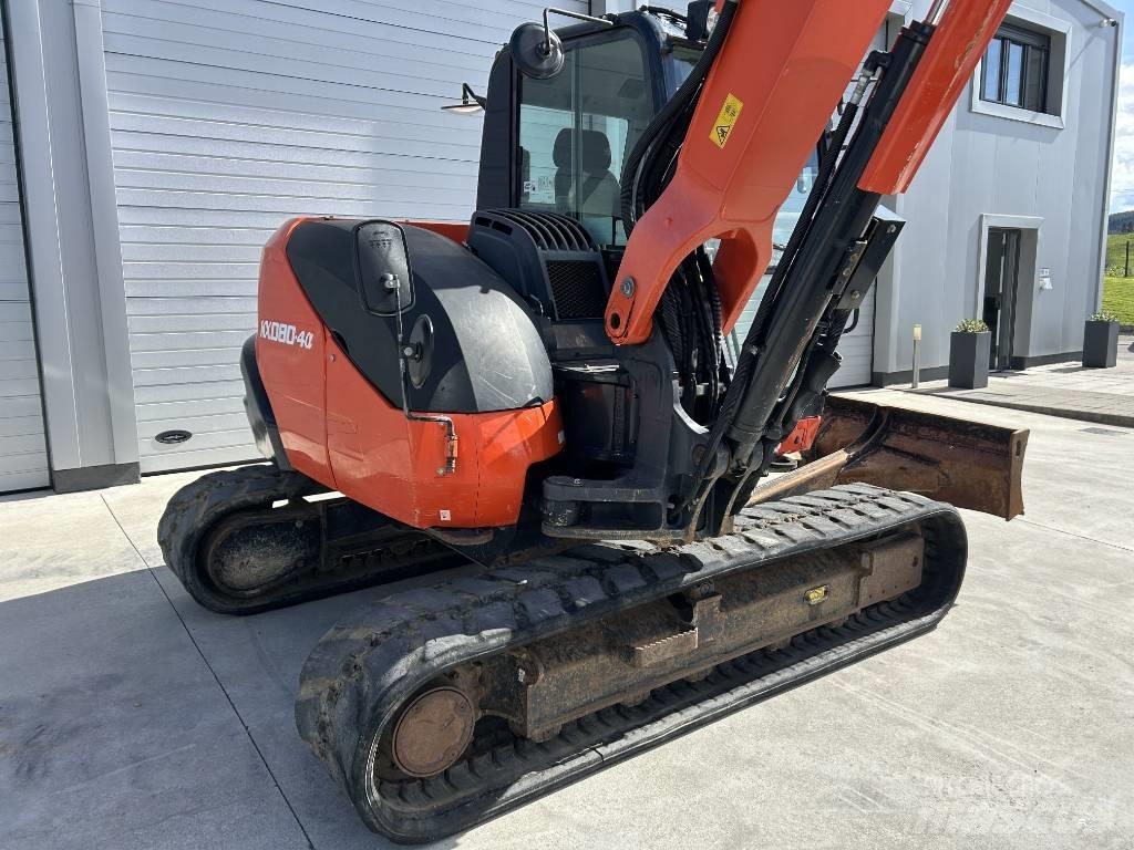 Kubota KX 080-4 Midi rýpadla 7t - 12t