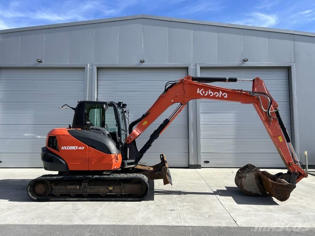 Kubota KX 080-4 Midi rýpadla 7t - 12t