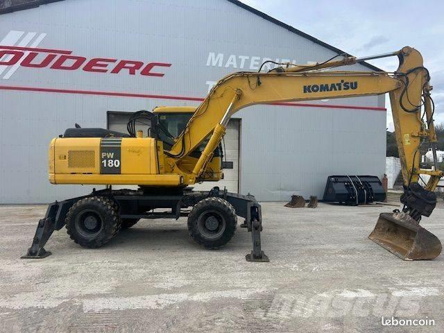 Komatsu PW 180 Kolová rýpadla