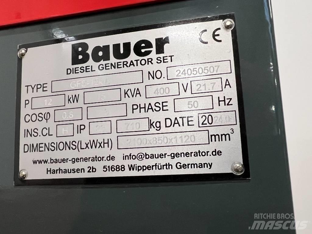 Bauer GFS-12 Naftové generátory
