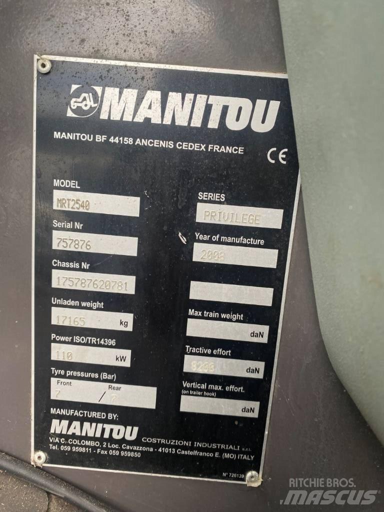 Manitou MRT 2540 Teleskopické manipulátory