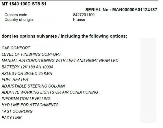 Manitou MT 1840 Teleskopické manipulátory