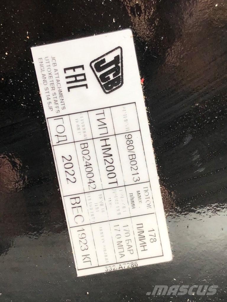 JCB HM200T Bourací kladiva / Sbíječky