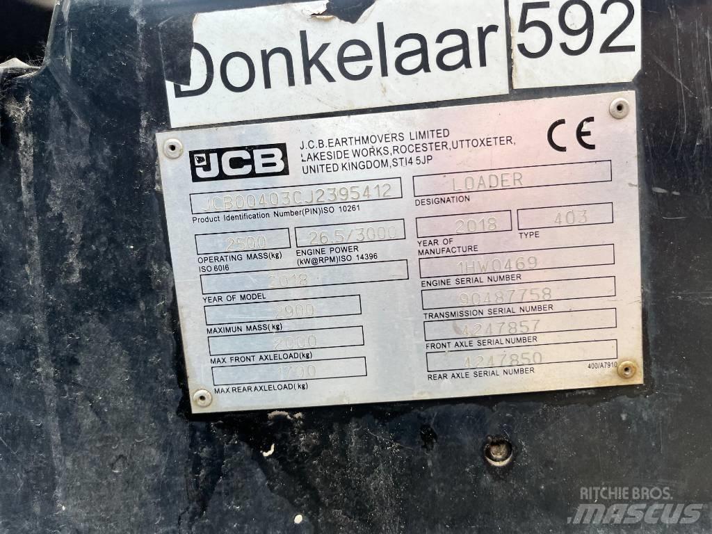 JCB 403 Mininakladače