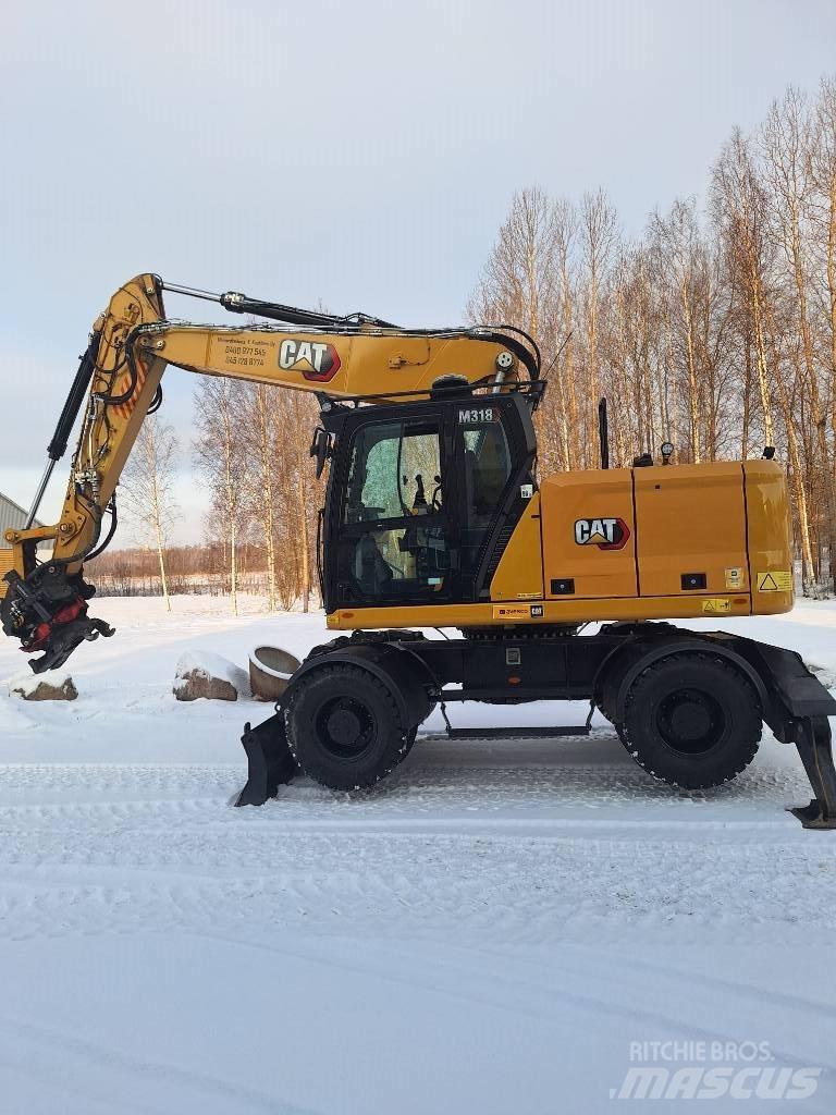 CAT M 318 Kolová rýpadla