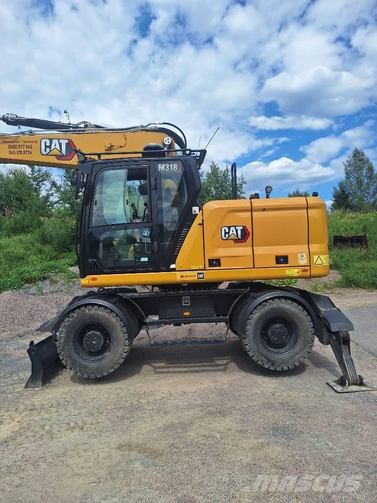 CAT M 318 Kolová rýpadla