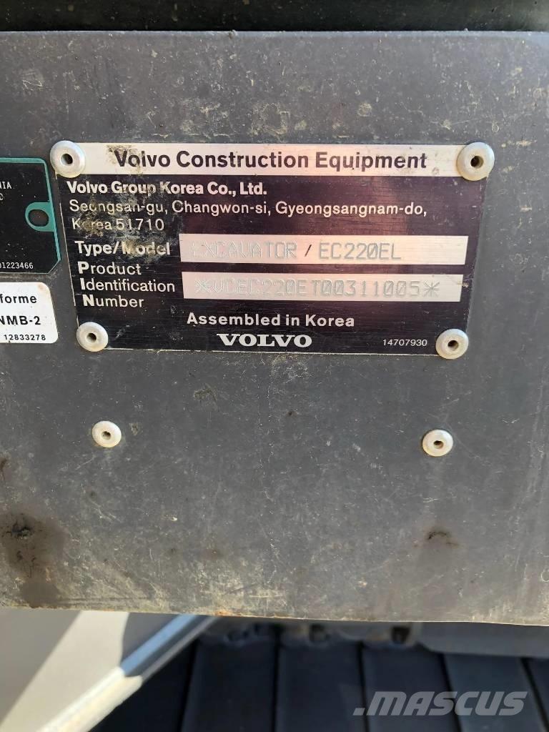 Volvo EC 220 EL Midi rýpadla 7t - 12t