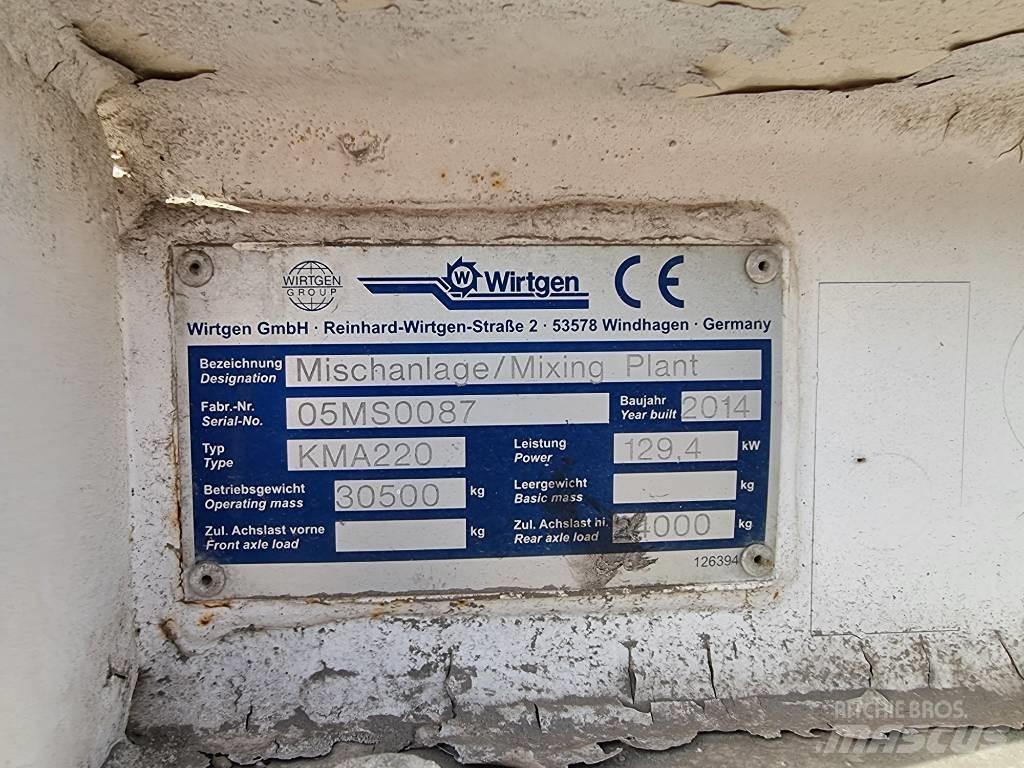 Wirtgen KMA220 Recyklátory asfaltu