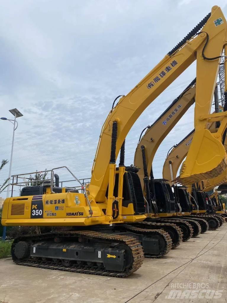 Komatsu PC350 Pásová rýpadla