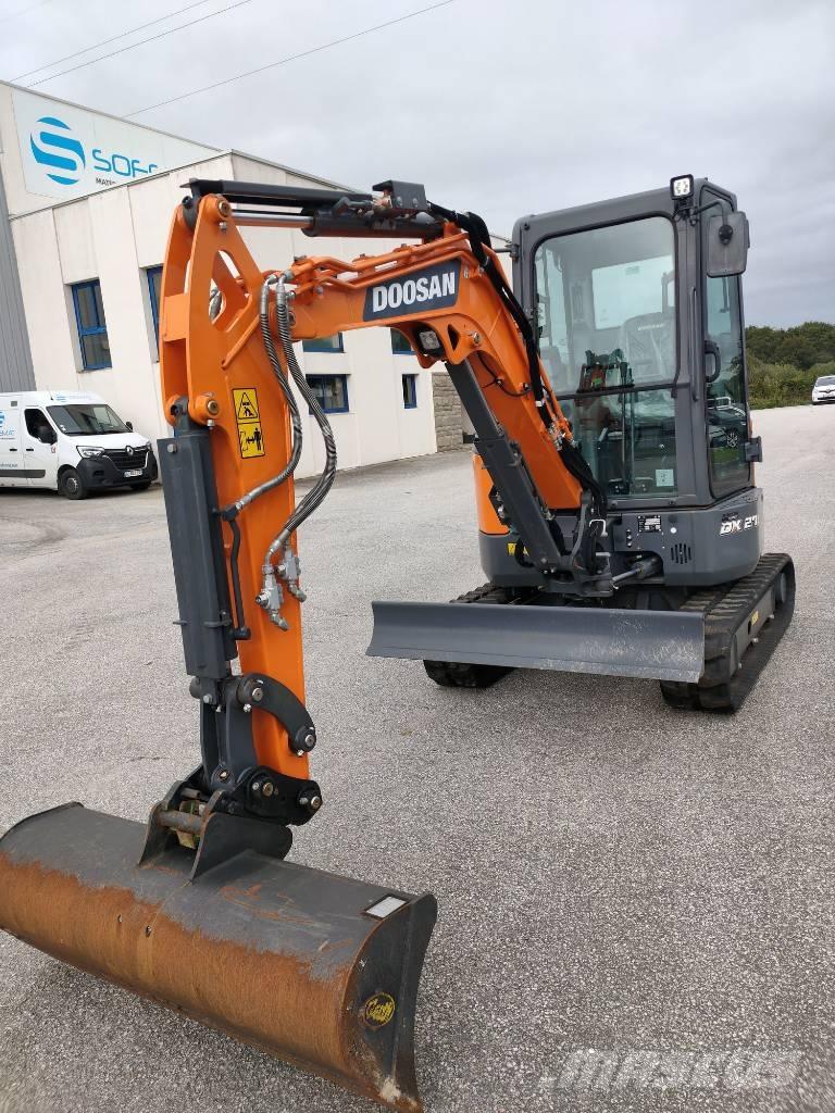 Doosan DX 27 Z Mini rýpadla < 7t
