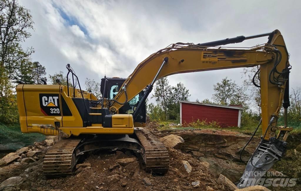 CAT 320 Pásová rýpadla