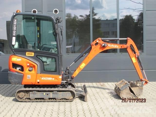 Kubota KX 018-4 Mini rýpadla < 7t