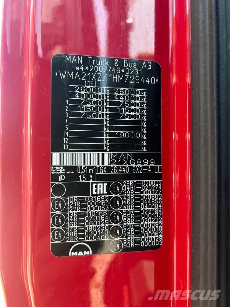 MAN TGX 26.440 Valník s navijákem