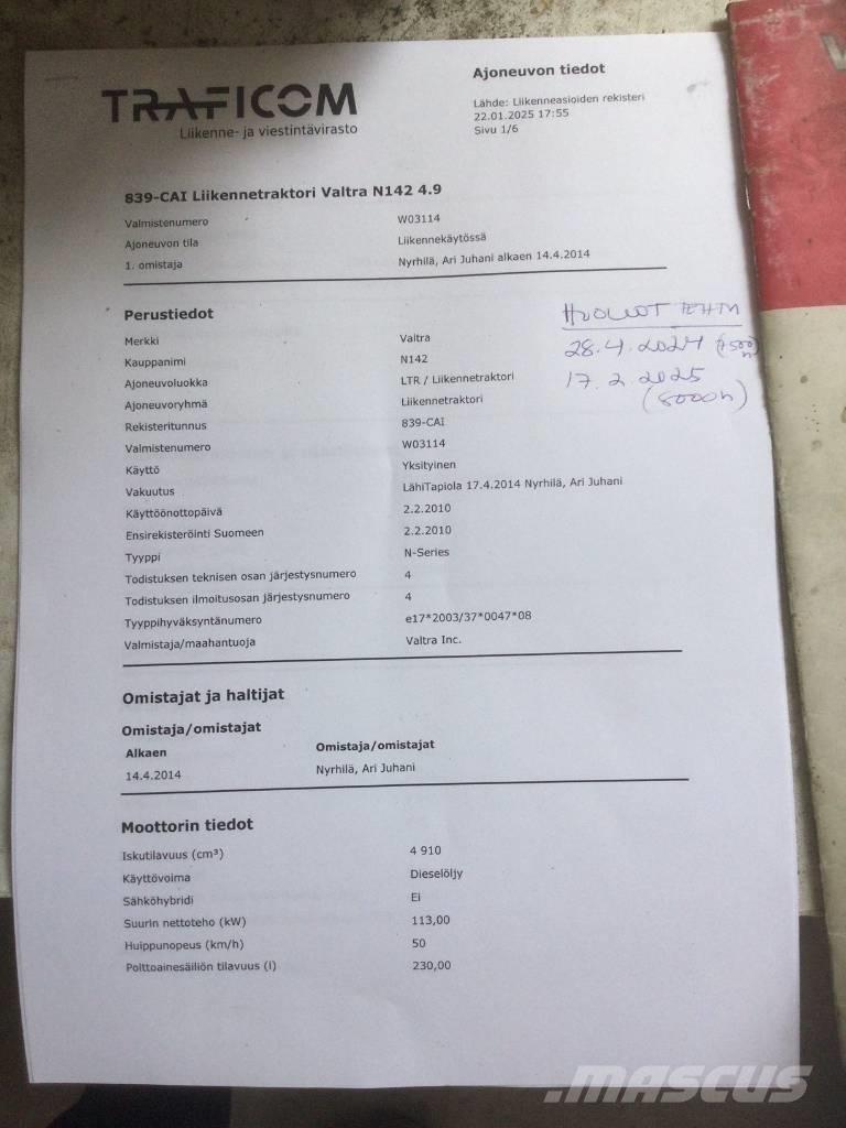 Valtra N 142 Direct Traktory