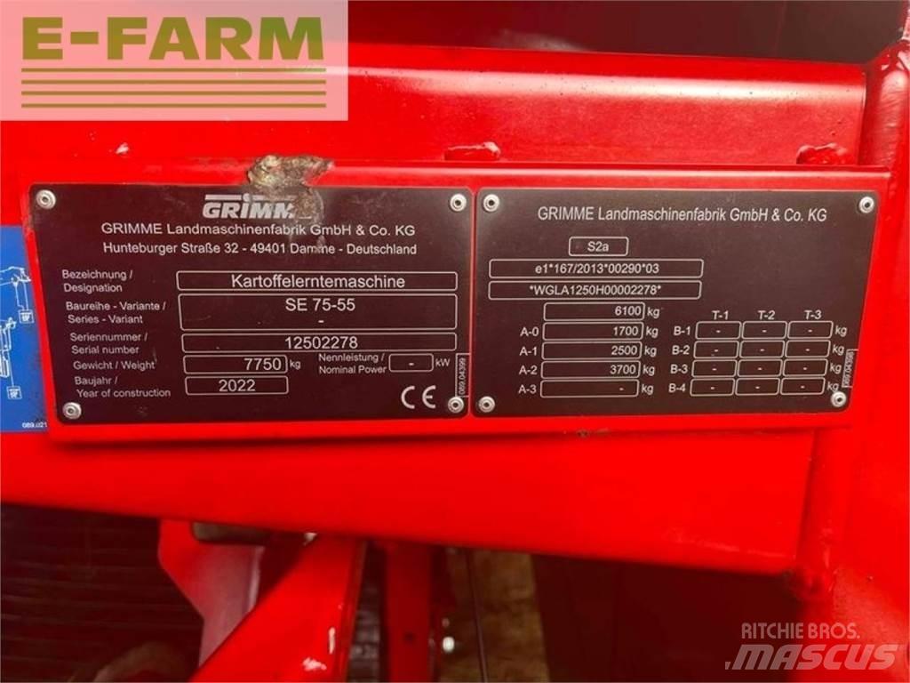 Grimme se 75-55 sb Bramborové kombajny / sklízeče