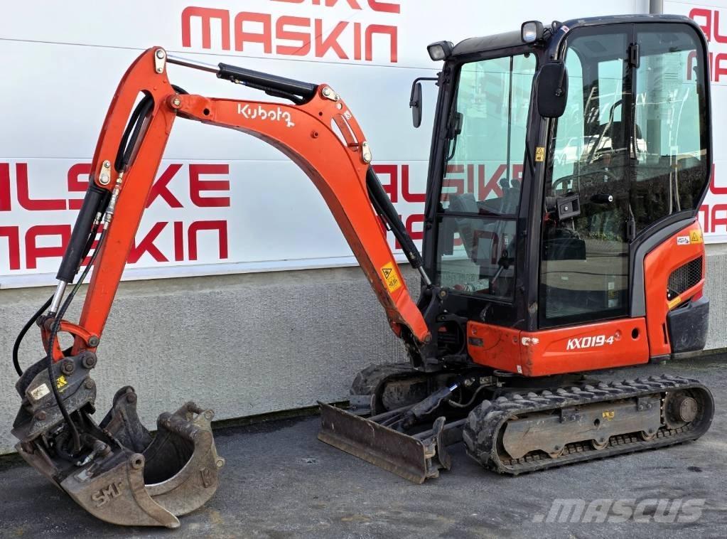 Kubota KX 019-4 Mini rýpadla < 7t