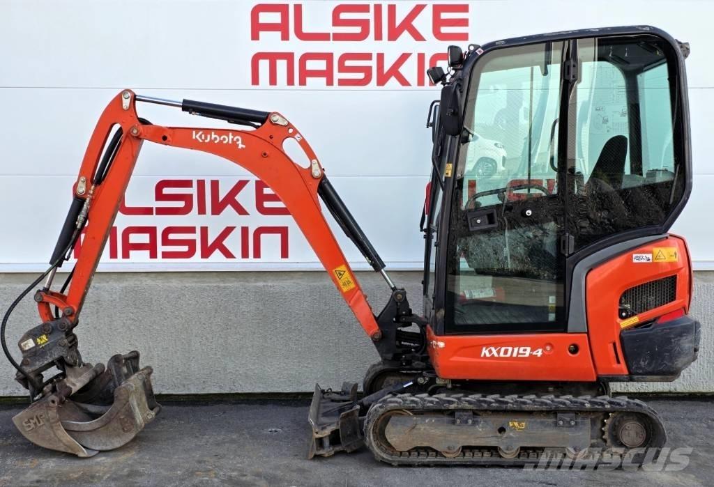 Kubota KX 019-4 Mini rýpadla < 7t