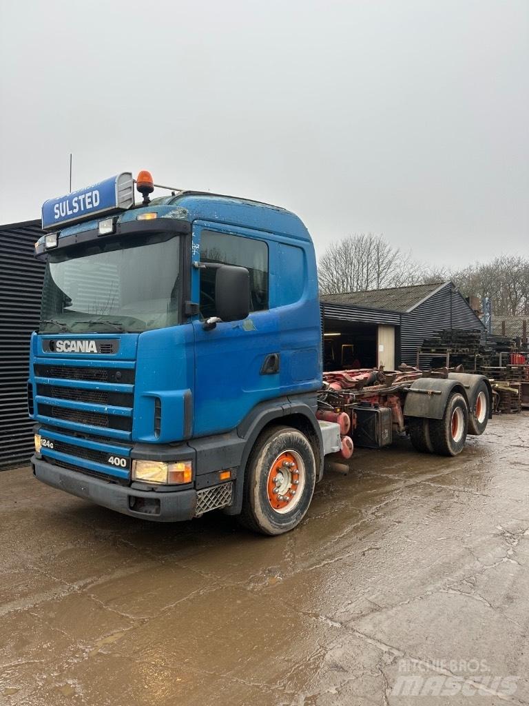 Scania 124 Hákový nosič kontejnerů