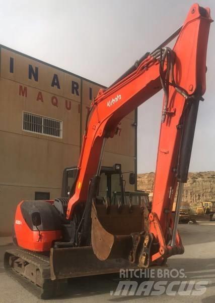 Kubota KX080-4 Midi rýpadla 7t - 12t