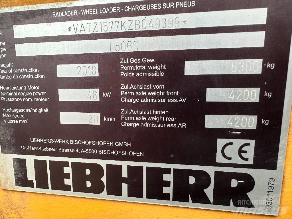 Liebherr 506 Kolové nakladače