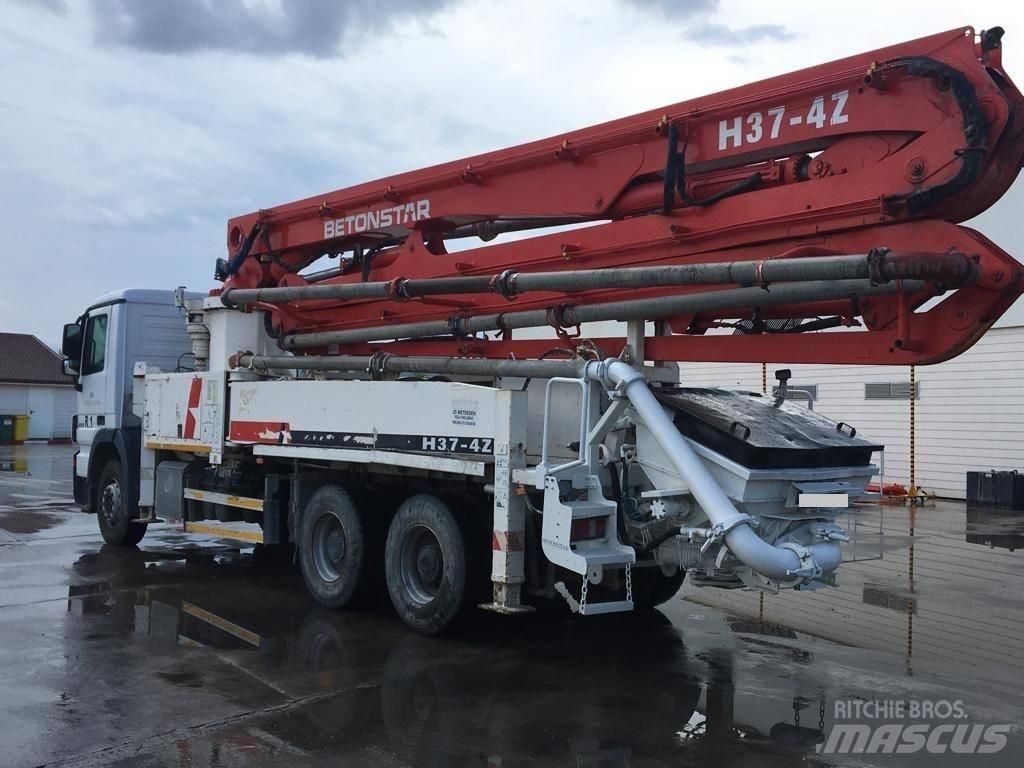 Betonstar 37M-4Z Nákladní auta s čerpadly betonu