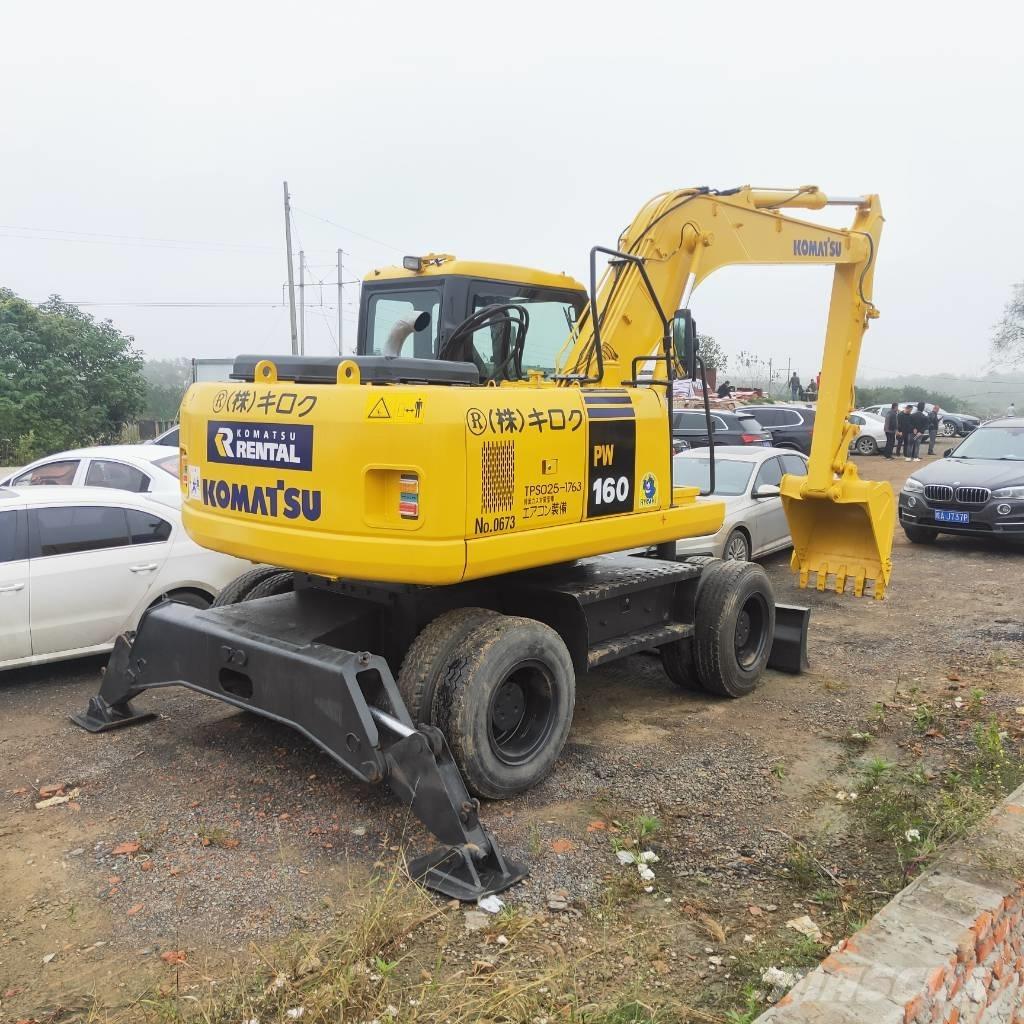 Komatsu PW160W-7 Kolová rýpadla