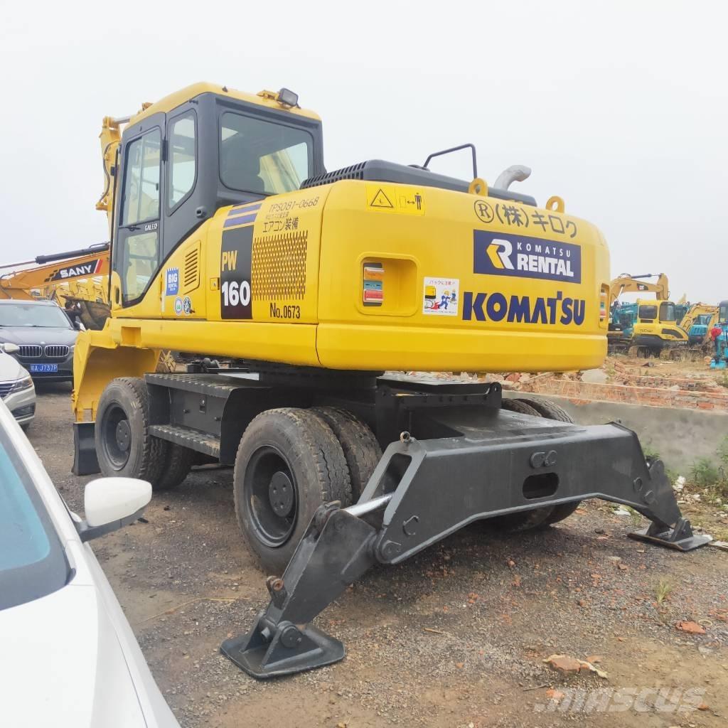 Komatsu PW160W-7 Kolová rýpadla