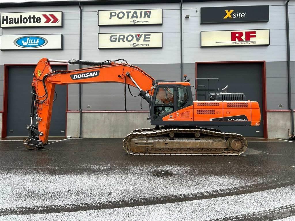 Doosan DX380LC-5 Pásová rýpadla