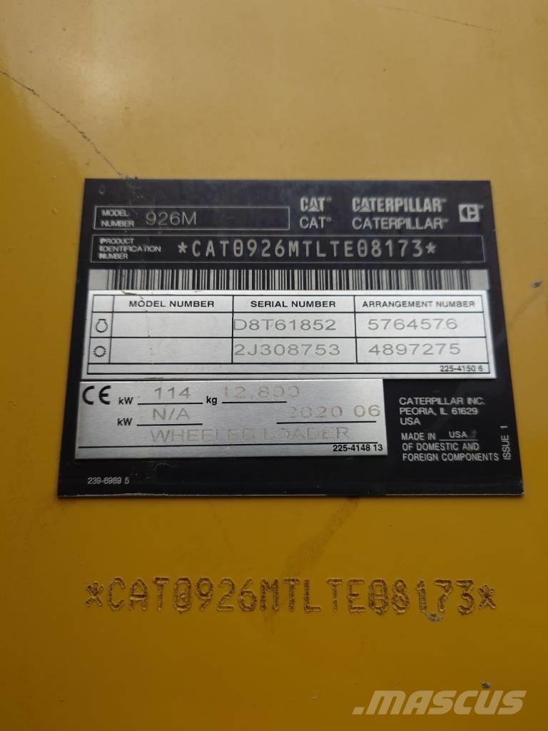 CAT 926 M Kolové nakladače
