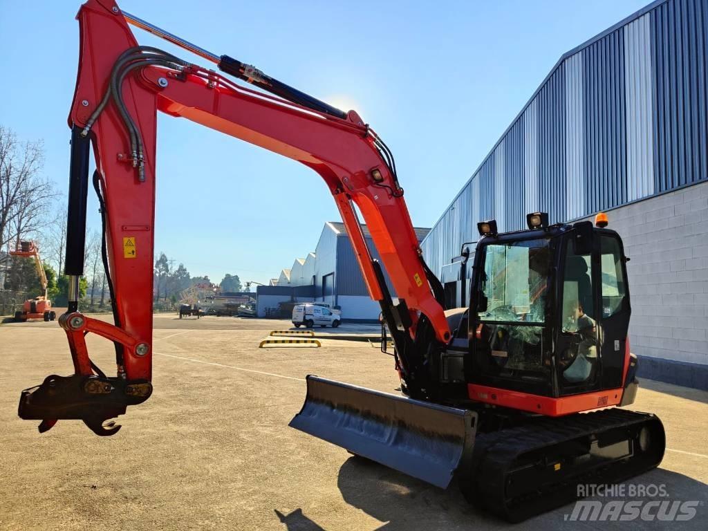 Kubota KX080-4a2 Midi rýpadla 7t - 12t
