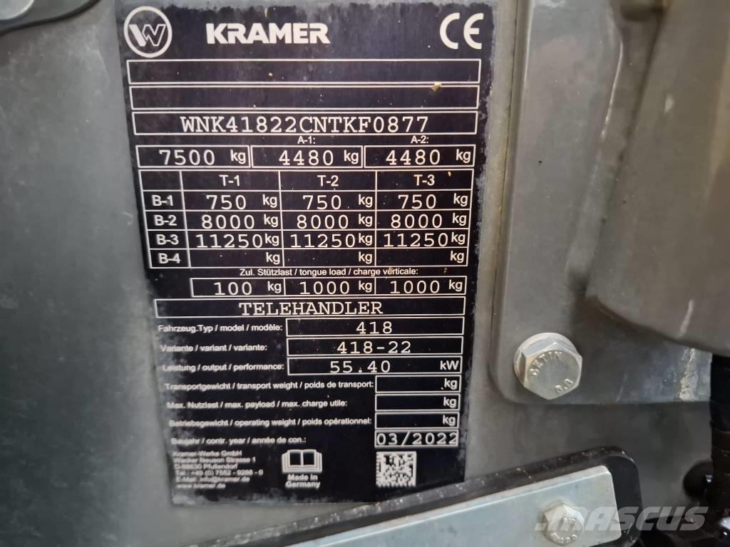 Kramer-allrad 2706 Teleskopické kolové nakladače