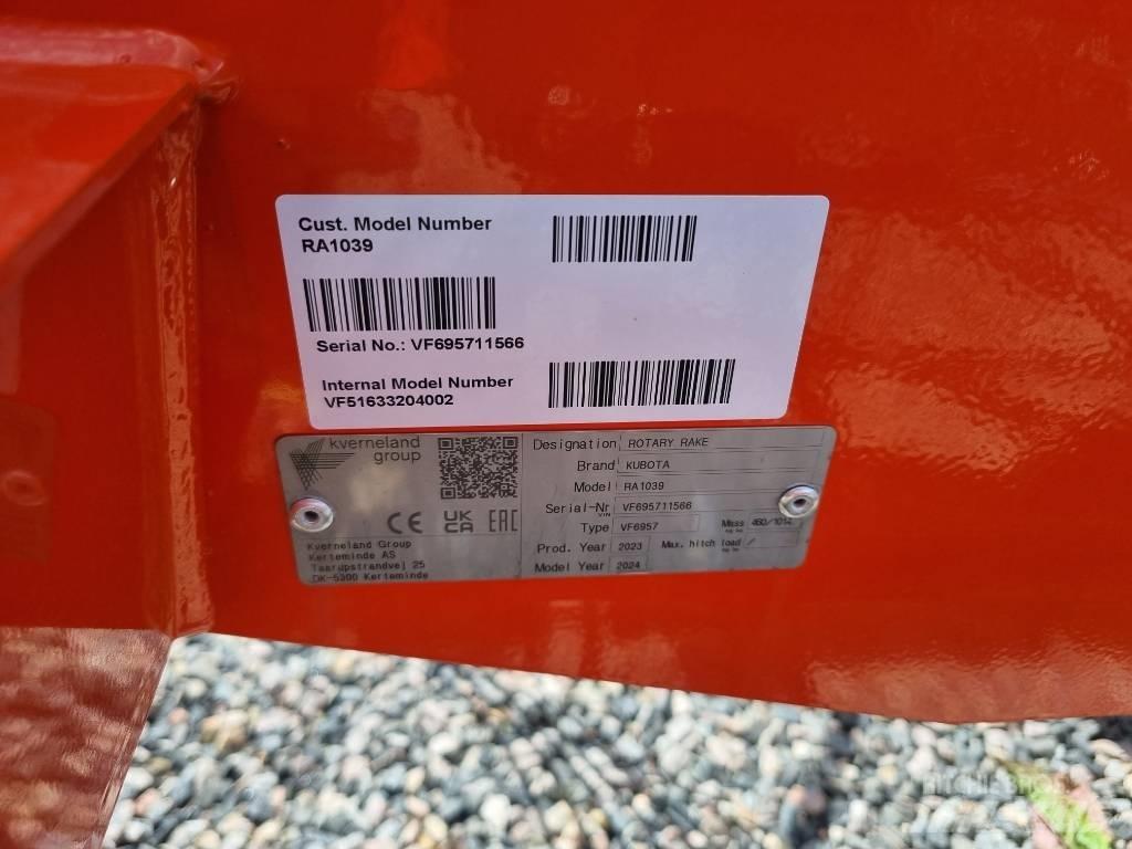 Kubota RA 1039 Řádkovače