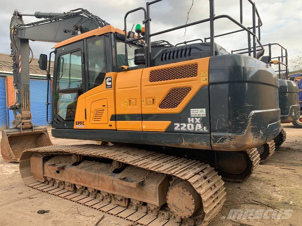 Hyundai HX220A L Pásová rýpadla