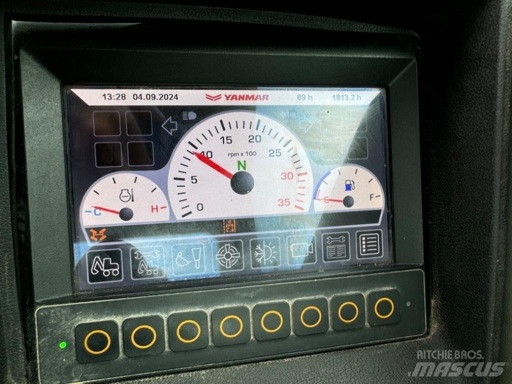 Yanmar B95W (40744) Kolová rýpadla