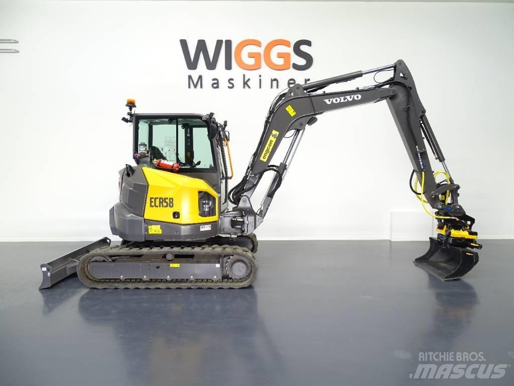 Volvo ECR58F Mini rýpadla < 7t